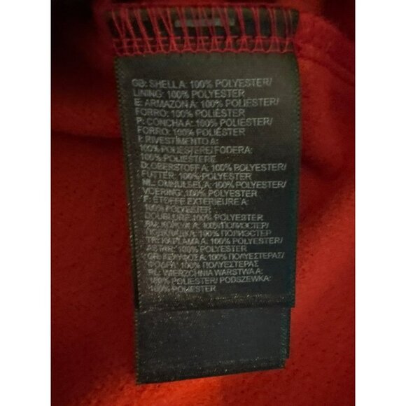 The North Face Men's Red Canyonlands Outdoor Full-Zip Hooded Jacket Size L - Picture 4 of 8